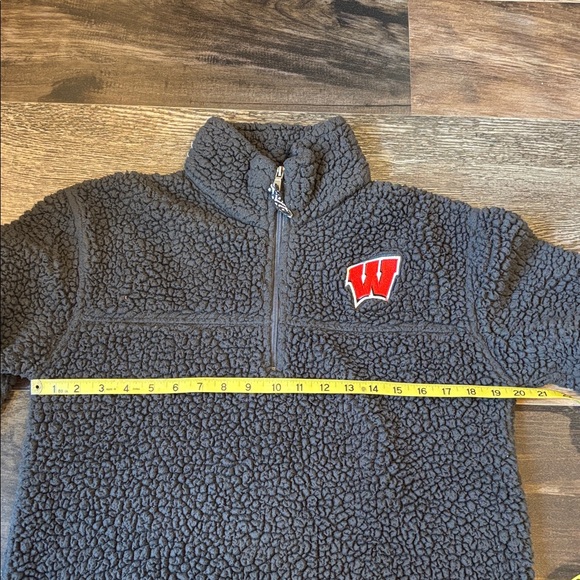 Wisconsin Badger Teddy Bear Fleece - Picture 3 of 6